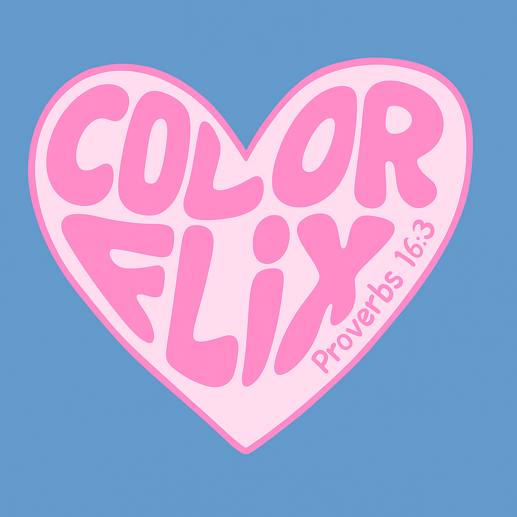 ColorFlix — logo em coração
